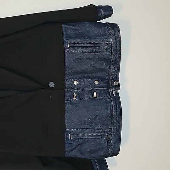 ●●EXPRESS MIXED MEDIA BLAZER SIZE XL NWT●● - Picture 3 of 12